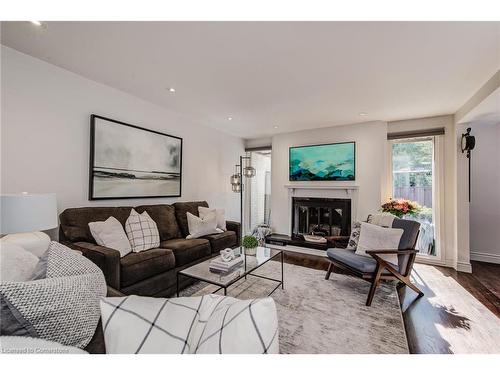 269 Old Post Road, Waterloo, ON - Indoor Photo Showing Living Room With Fireplace