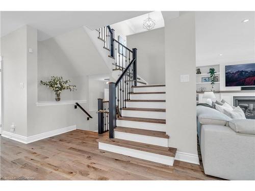 42 Grasswood Street, Kitchener, ON - Indoor Photo Showing Other Room With Fireplace