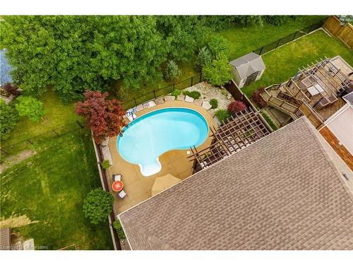 42 Grasswood Street, Kitchener, ON - Outdoor With In Ground Pool