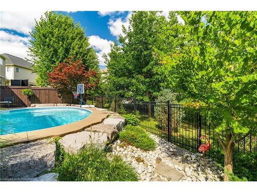 42 Grasswood Street, Kitchener, ON - Outdoor With In Ground Pool With Backyard