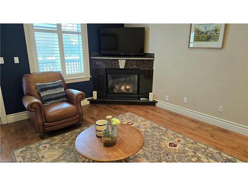 217 Huck Crescent, Kitchener, ON - Indoor Photo Showing Living Room With Fireplace