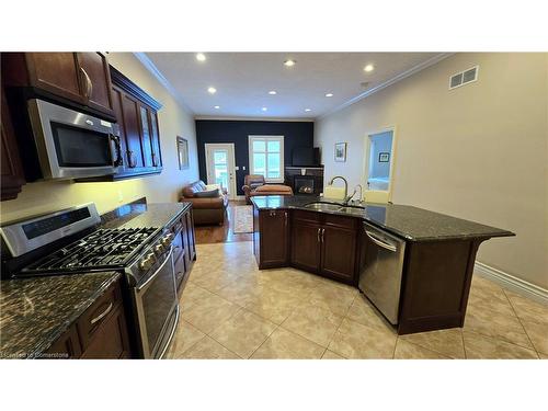 217 Huck Crescent, Kitchener, ON - Indoor Photo Showing Kitchen With Double Sink