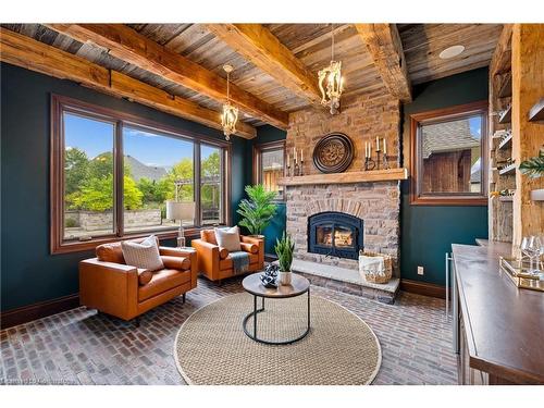 1992 Kilgorman Way, London, ON - Indoor Photo Showing Living Room With Fireplace