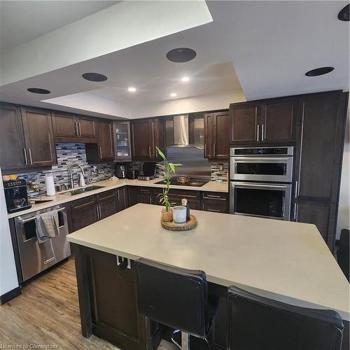 129 Lee Street, Guelph, ON - Indoor Photo Showing Kitchen With Stainless Steel Kitchen With Double Sink