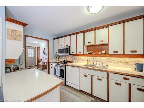 39 Bannockburn Road, Kitchener, ON - Indoor Photo Showing Kitchen With Double Sink