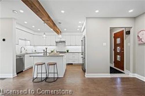 157 Adelaide Street, Kitchener, ON - Indoor Photo Showing Kitchen With Upgraded Kitchen