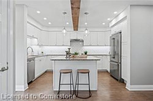 157 Adelaide Street, Kitchener, ON - Indoor Photo Showing Kitchen With Stainless Steel Kitchen With Upgraded Kitchen