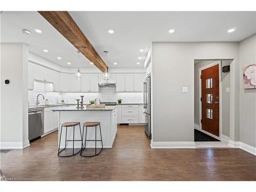 157 Adelaide Street, Kitchener, ON - Indoor Photo Showing Kitchen With Upgraded Kitchen