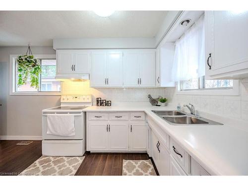 293 Kinzie Avenue, Kitchener, ON - Indoor Photo Showing Kitchen With Double Sink