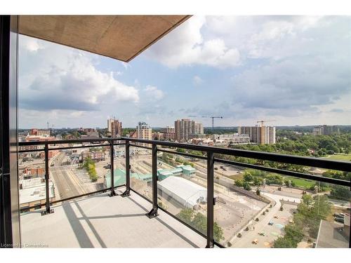 1305-60 Charles Street W, Kitchener, ON - Outdoor With Balcony With View With Exterior