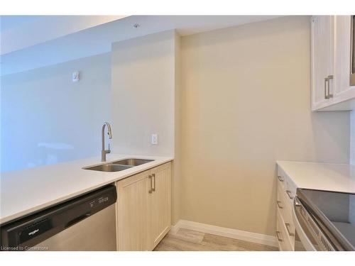 1712-108 Garment Street, Kitchener, ON - Indoor Photo Showing Kitchen With Double Sink