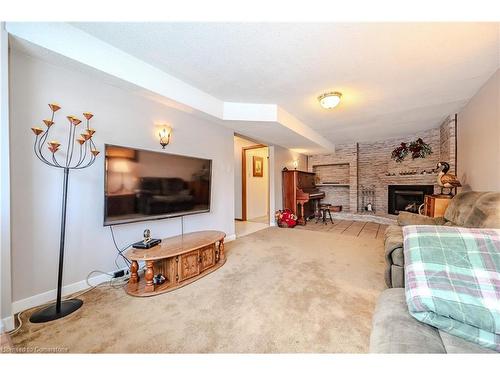 120 Albion Court, Kitchener, ON - Indoor With Fireplace