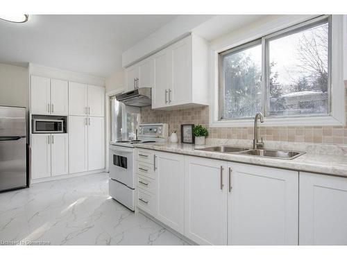 143B Weber Street N, Waterloo, ON - Indoor Photo Showing Kitchen With Double Sink