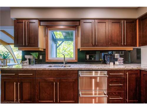 1031 West River Road, Cambridge, ON - Indoor Photo Showing Kitchen With Double Sink