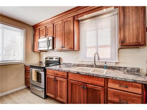 181 Johanna Drive, Cambridge, ON - Indoor Photo Showing Kitchen With Double Sink