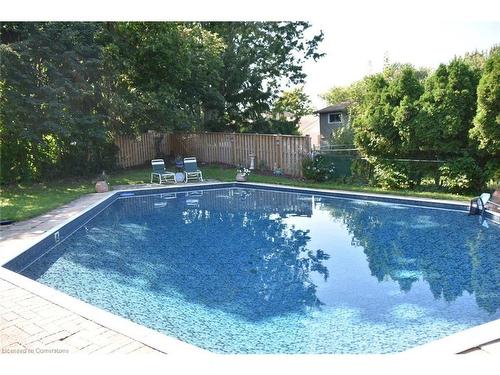 88 Springbank Crescent, Kitchener, ON - Outdoor With In Ground Pool With Backyard