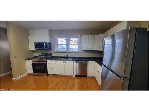 11 Belmont Avenue W, Kitchener, ON - Indoor Photo Showing Kitchen With Double Sink