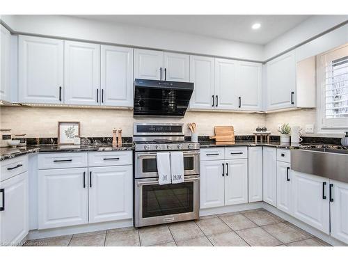 619 Rush Meadow Crescent, Kitchener, ON - Indoor Photo Showing Kitchen With Double Sink