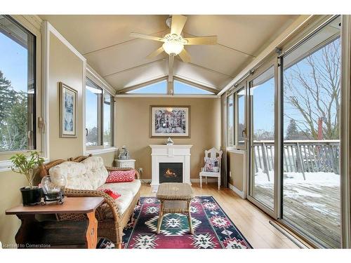 123 Tait Street, Cambridge, ON - Indoor Photo Showing Living Room With Fireplace