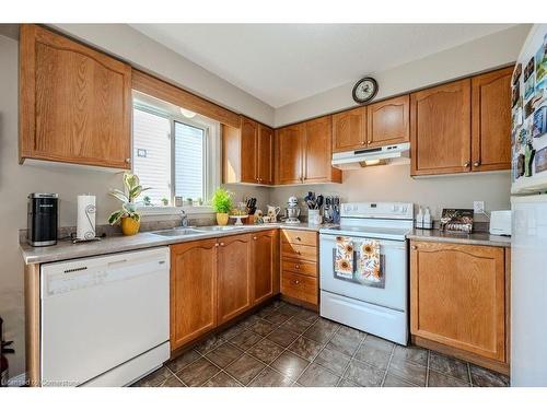 128 Henhoeffer Crescent, Kitchener, ON - Indoor Photo Showing Kitchen With Double Sink