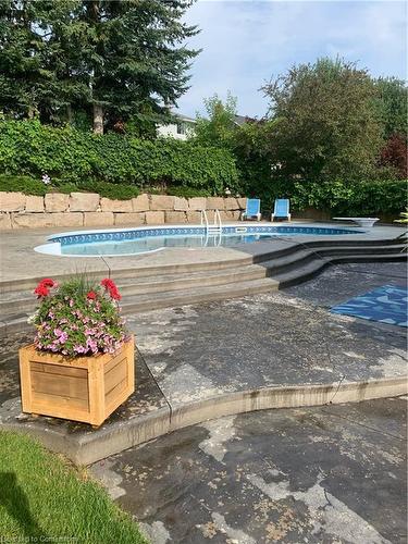 84 Mcfarlane Drive, Cambridge, ON - Outdoor With In Ground Pool