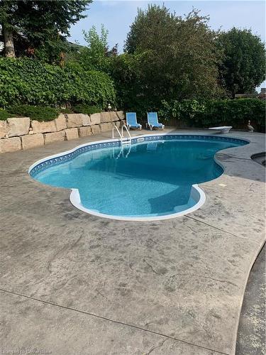 84 Mcfarlane Drive, Cambridge, ON - Outdoor With In Ground Pool With Backyard