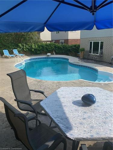 84 Mcfarlane Drive, Cambridge, ON - Outdoor With In Ground Pool