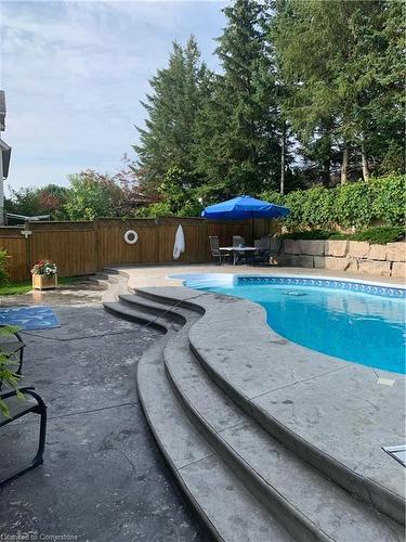 84 Mcfarlane Drive, Cambridge, ON - Outdoor With In Ground Pool With Backyard