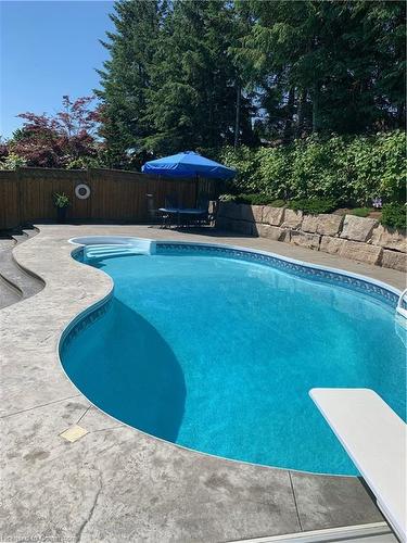 84 Mcfarlane Drive, Cambridge, ON - Outdoor With In Ground Pool With Backyard