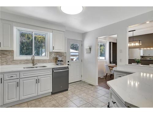 11 Glen Park Crescent, Kitchener, ON - Indoor Photo Showing Kitchen With Double Sink