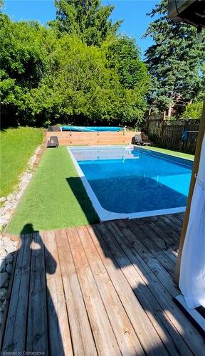 11 Glen Park Crescent, Kitchener, ON - Outdoor With In Ground Pool With Backyard