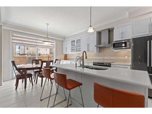 384 Freure Drive, Cambridge, ON - Indoor Photo Showing Kitchen With Double Sink With Upgraded Kitchen