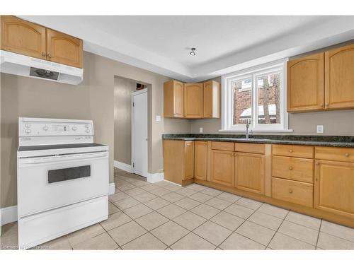 348 Edwin Street, Kitchener, ON - Indoor Photo Showing Kitchen With Double Sink