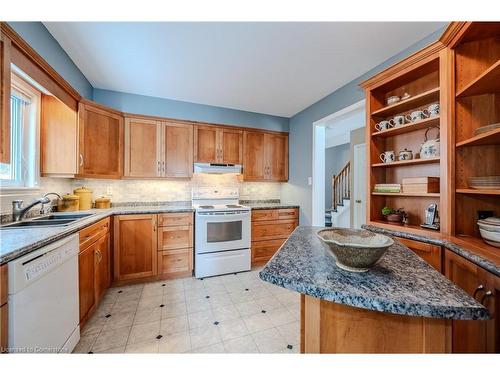 305 Bushview Crescent, Waterloo, ON - Indoor Photo Showing Kitchen With Double Sink