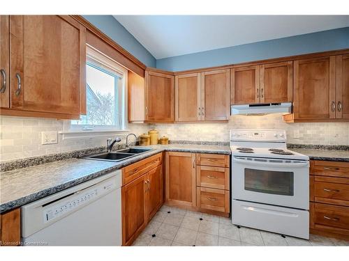 305 Bushview Crescent, Waterloo, ON - Indoor Photo Showing Kitchen With Double Sink