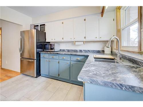 11 Harber Avenue, Kitchener, ON - Indoor Photo Showing Kitchen With Double Sink