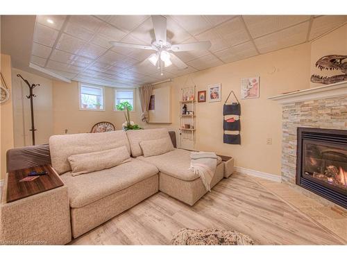 309 Christopher Drive, Cambridge, ON - Indoor Photo Showing Other Room With Fireplace