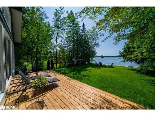 7426 Island View Street, Washago, ON - Outdoor With Body Of Water With Deck Patio Veranda