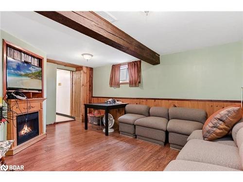 49 Facer Street, St. Catharines, ON - Indoor Photo Showing Living Room With Fireplace