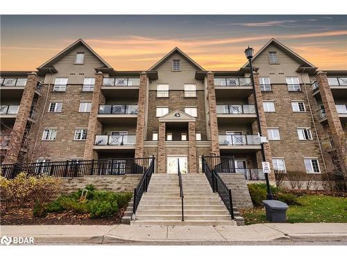 101-45 Ferndale Drive S, Barrie, ON - Outdoor With Balcony With Facade