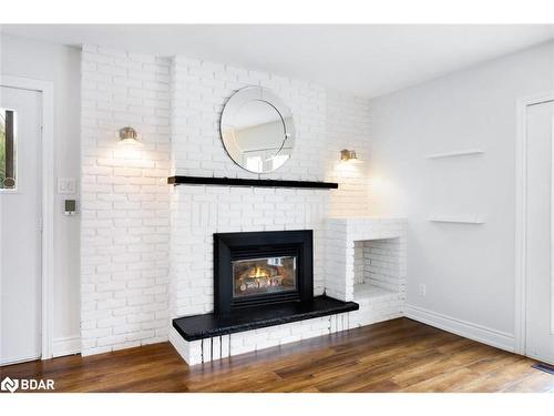 43 Shoreview Drive, Barrie, ON - Indoor Photo Showing Living Room With Fireplace