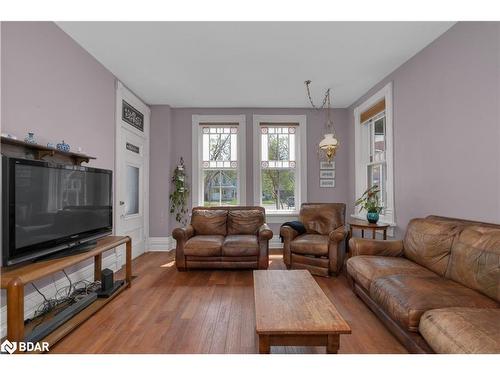 63 Bridge Street, Meaford, ON - Indoor Photo Showing Living Room With Fireplace