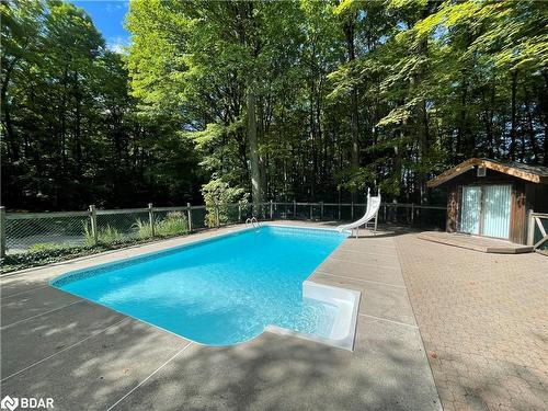 983 Bass Lake Sideroad E, Oro-Medonte, ON - Outdoor With In Ground Pool