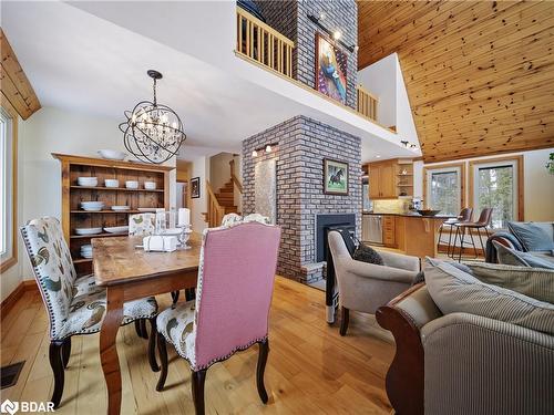 983 Bass Lake Sideroad E, Oro-Medonte, ON - Indoor With Fireplace