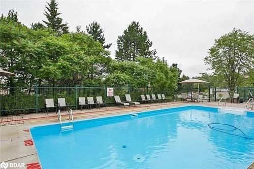 307-1 Quail Crescent, Barrie, ON - Outdoor With In Ground Pool With Backyard