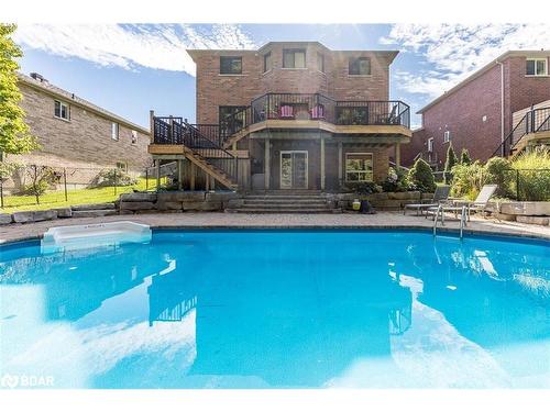 32 Nicklaus Drive, Barrie, ON - Outdoor With In Ground Pool With Deck Patio Veranda