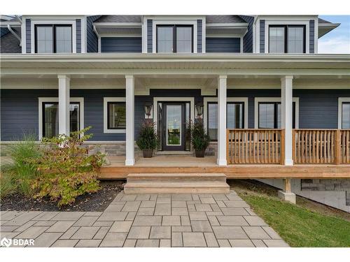 28 Thoroughbred Drive, Oro-Medonte, ON - Outdoor With Deck Patio Veranda With Facade