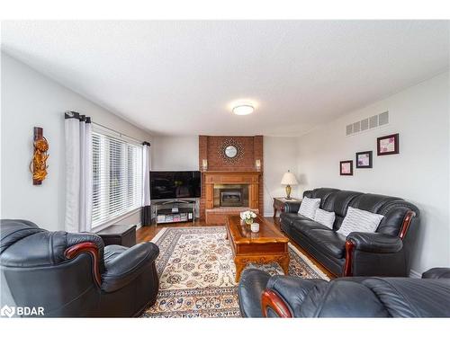 53 Layton Crescent, Barrie, ON - Indoor Photo Showing Living Room With Fireplace