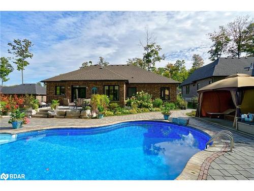65 Black Creek Trail, Minesing, ON - Outdoor With In Ground Pool With Backyard
