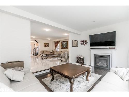 107 Muirfield Drive, Barrie, ON - Indoor Photo Showing Living Room With Fireplace